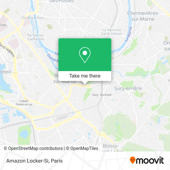 Amazon Locker-Si map