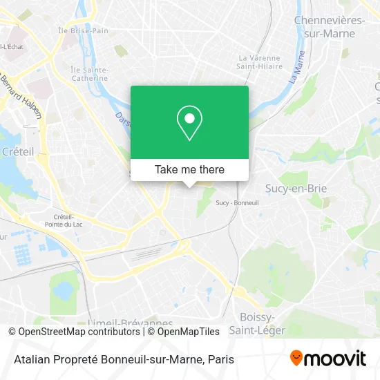 Atalian Propreté Bonneuil-sur-Marne map