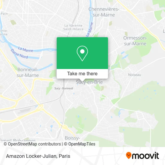 Amazon Locker-Julian map