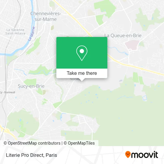 Literie Pro Direct map