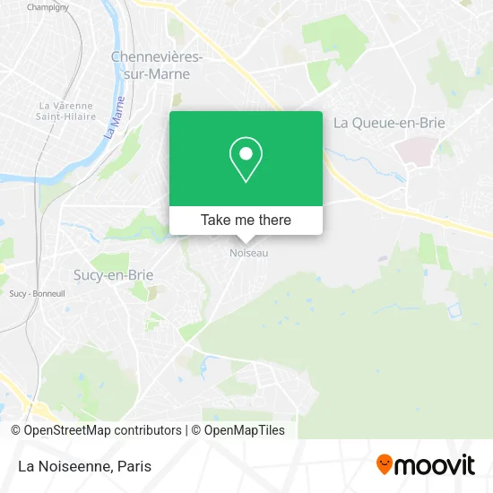 La Noiseenne map