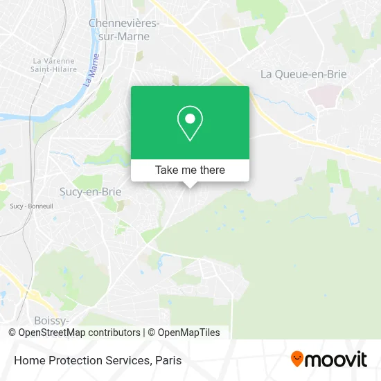 Home Protection Services map