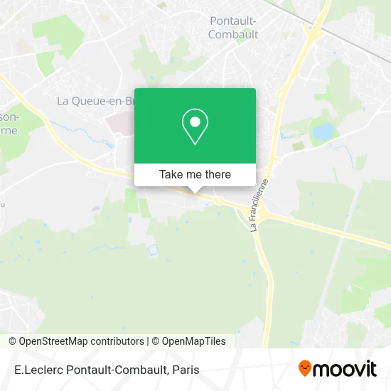 E.Leclerc Pontault-Combault map