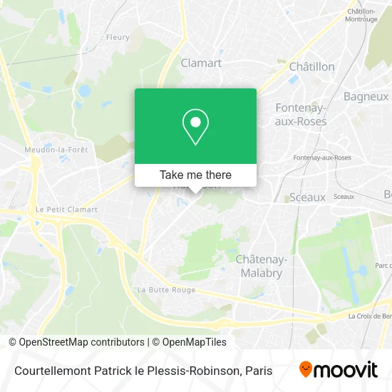 Courtellemont Patrick le Plessis-Robinson map