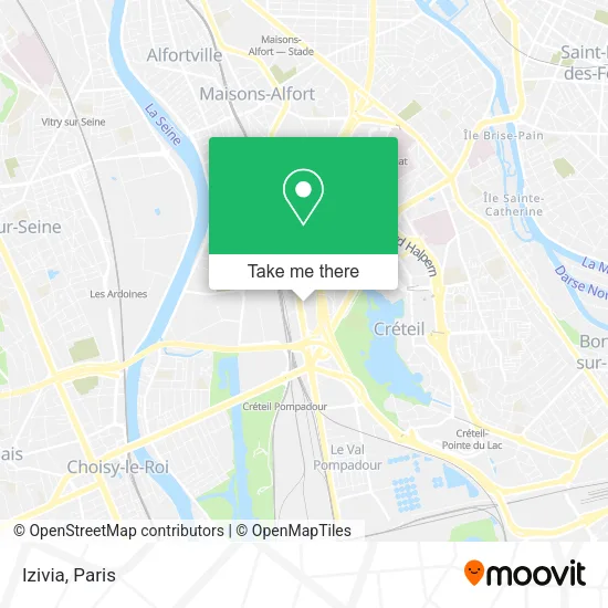 Izivia map