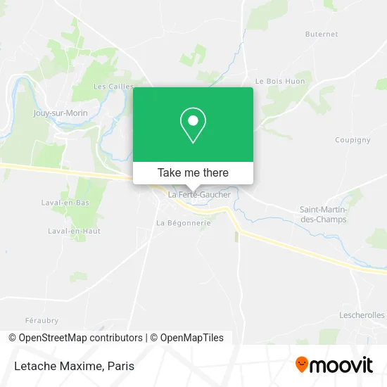 Letache Maxime map