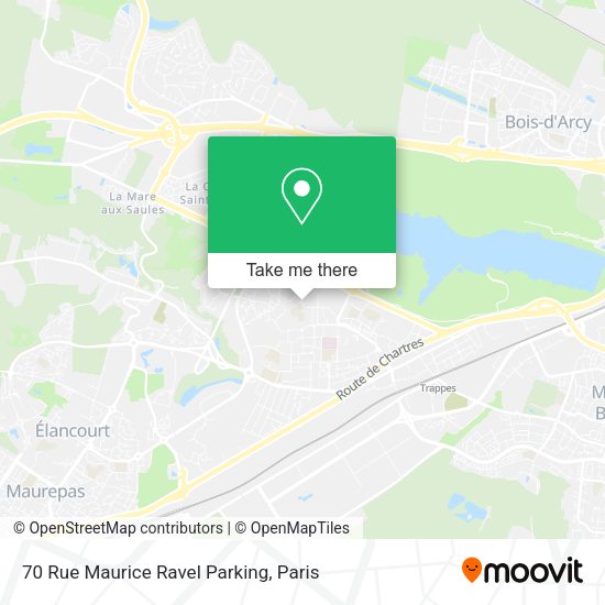 70 Rue Maurice Ravel Parking map