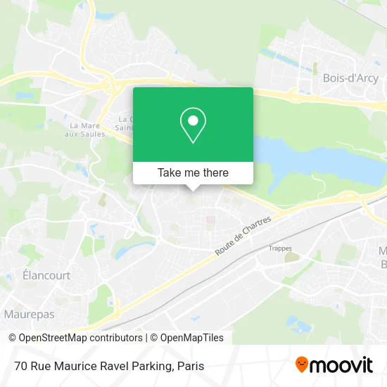 70 Rue Maurice Ravel Parking map