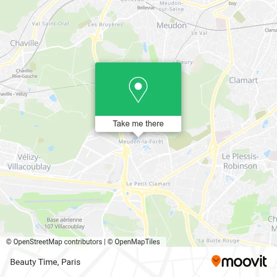 Beauty Time map