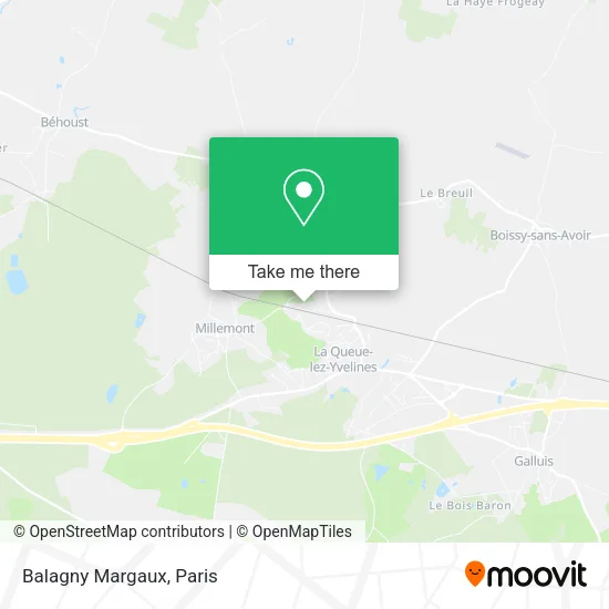 Balagny Margaux map