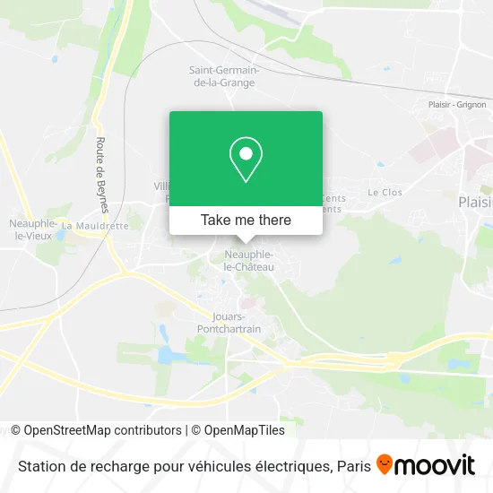 Station de recharge pour véhicules électriques map