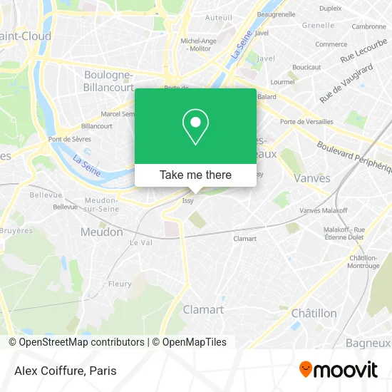 Alex Coiffure map