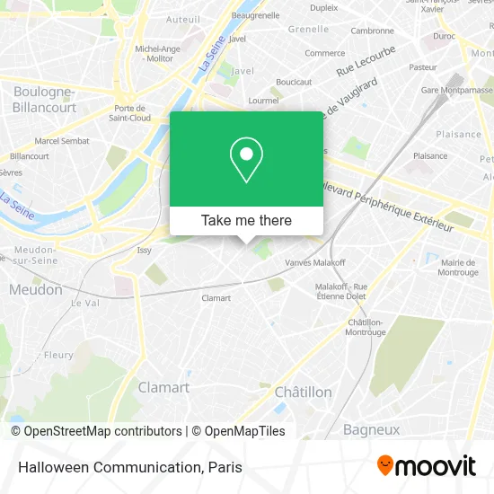 Halloween Communication map