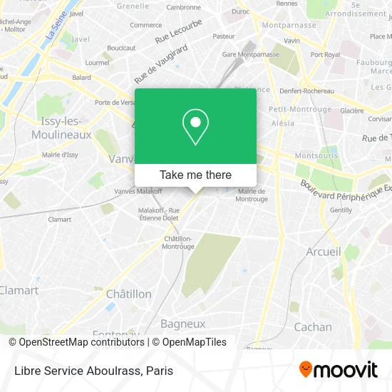 Libre Service Aboulrass map