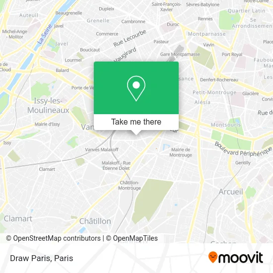 Draw Paris map