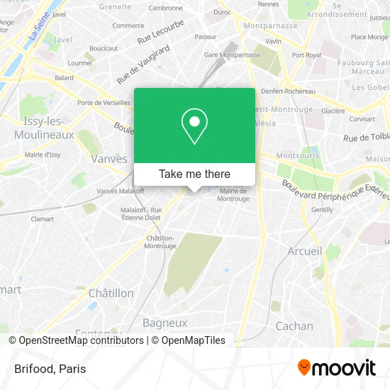 Brifood map