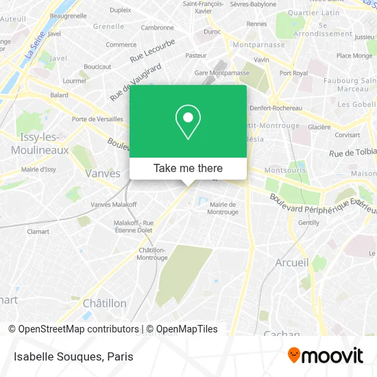 Isabelle Souques map