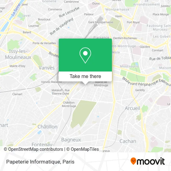 Papeterie Informatique map
