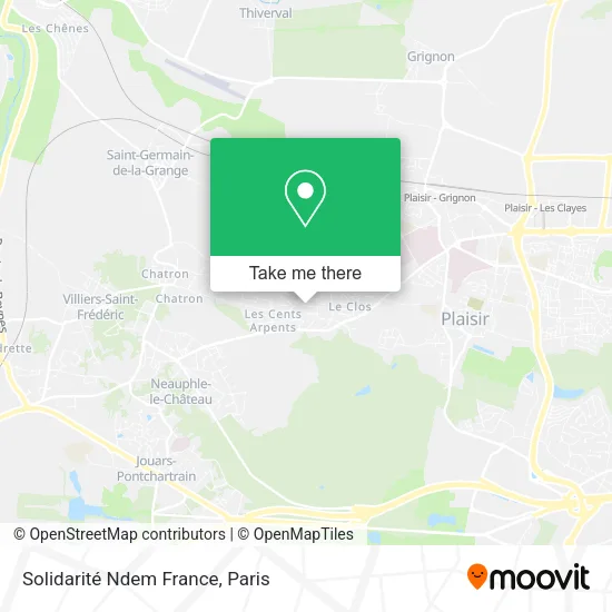 Solidarité Ndem France map