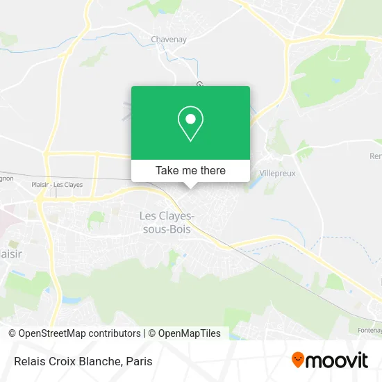 Mapa Relais Croix Blanche