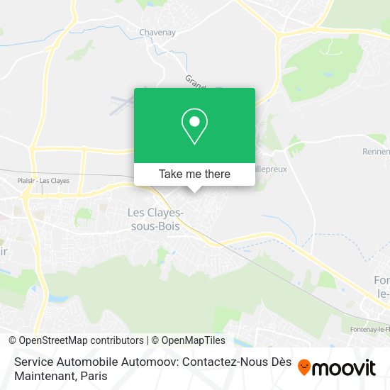 Service Automobile Automoov: Contactez-Nous Dès Maintenant map