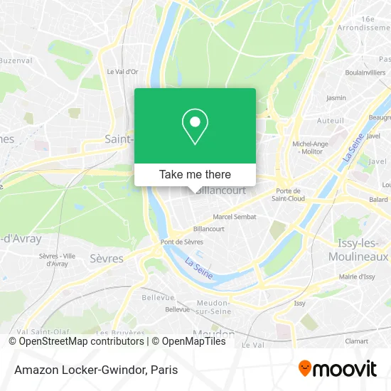Amazon Locker-Gwindor map