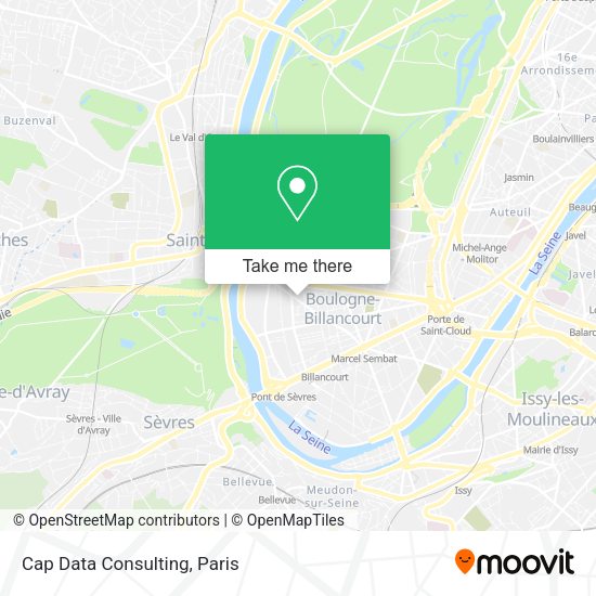 Cap Data Consulting map