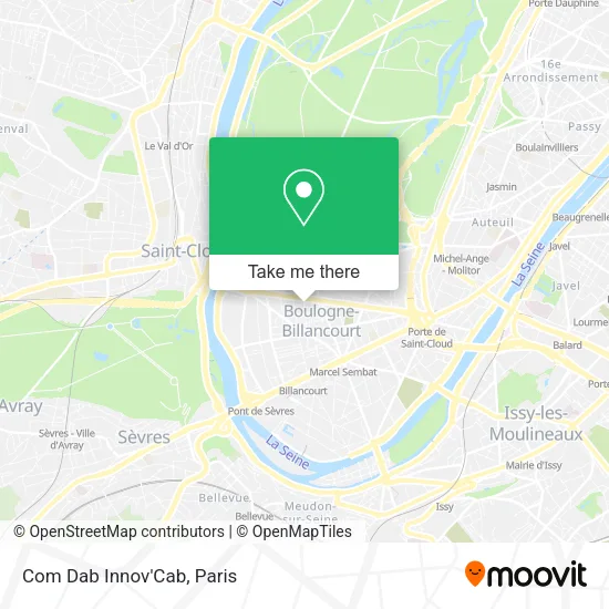 Com Dab Innov'Cab map