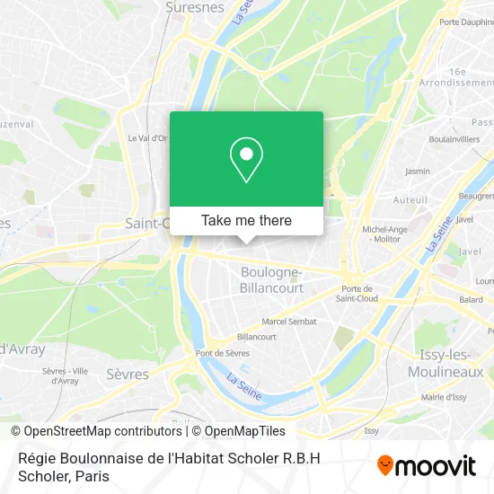 Régie Boulonnaise de l'Habitat Scholer R.B.H Scholer map