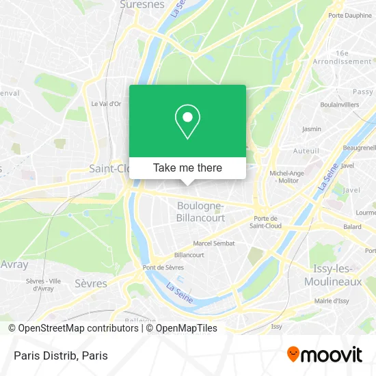Paris Distrib map