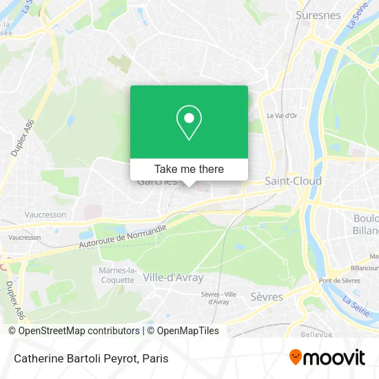 Catherine Bartoli Peyrot map