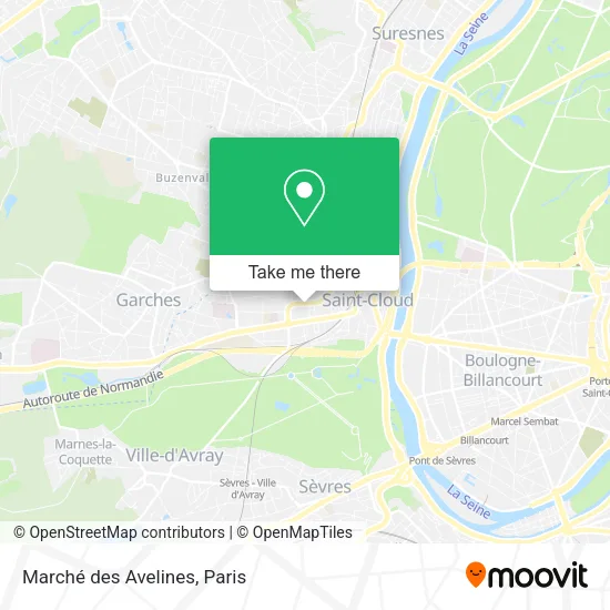 Marché des Avelines map
