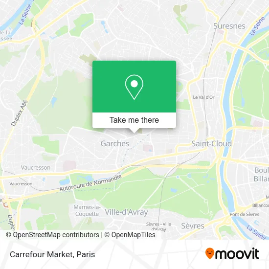 Carrefour Market map