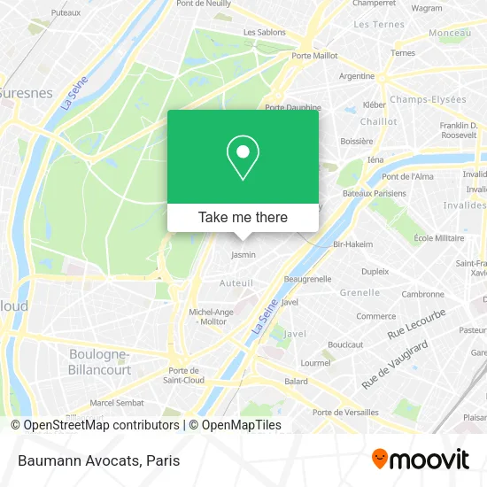 Baumann Avocats map