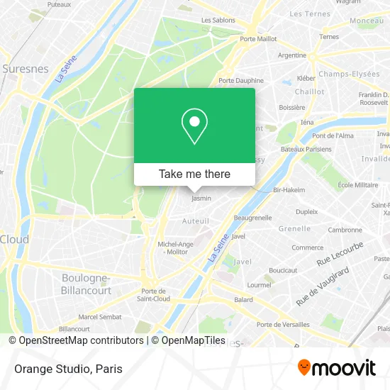 Orange Studio map