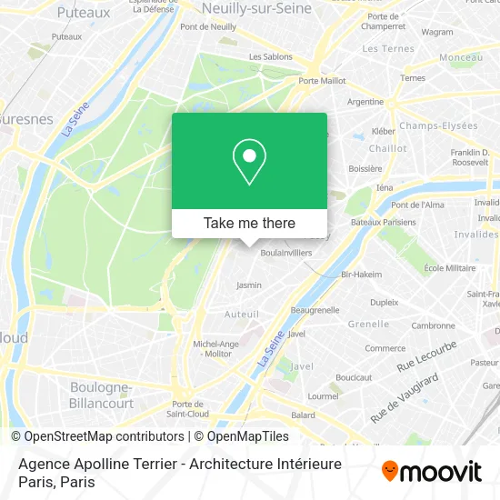 Agence Apolline Terrier - Architecture Intérieure Paris map