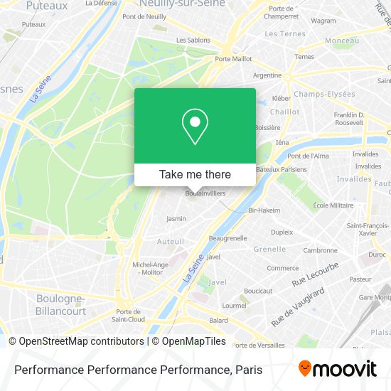 Performance Performance Performance map