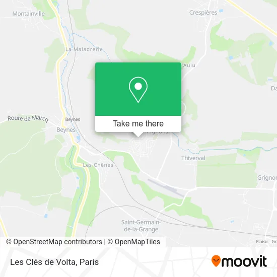 Les Clés de Volta map