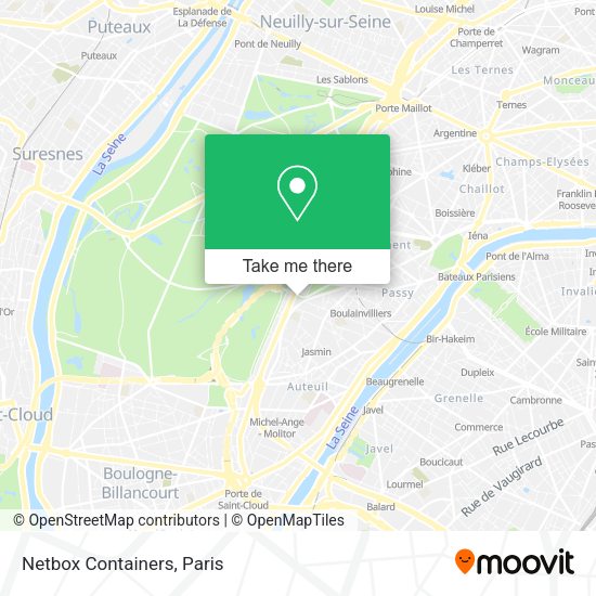 Netbox Containers map