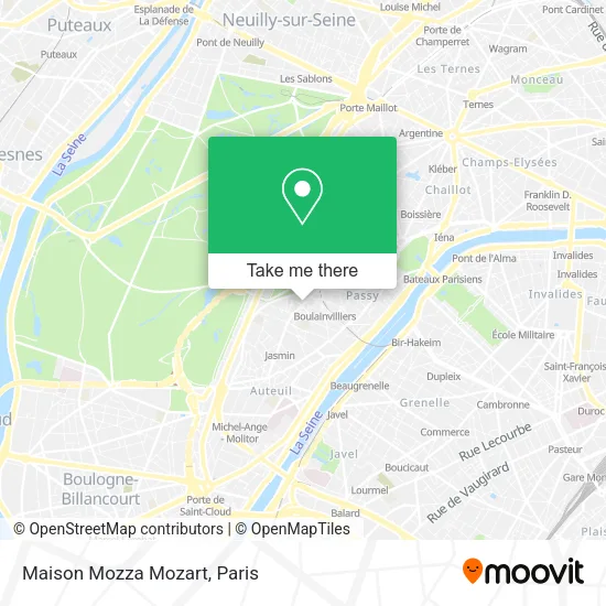 Maison Mozza Mozart map