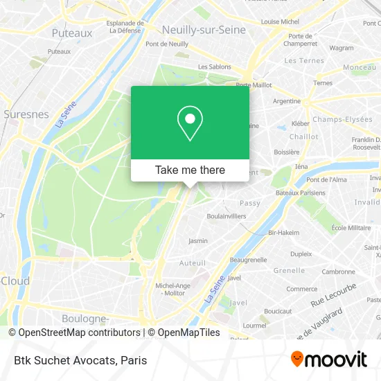 Btk Suchet Avocats map