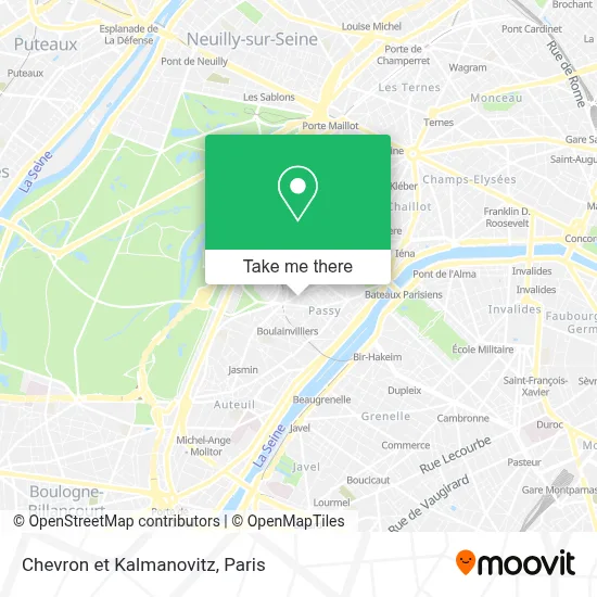 Chevron et Kalmanovitz map