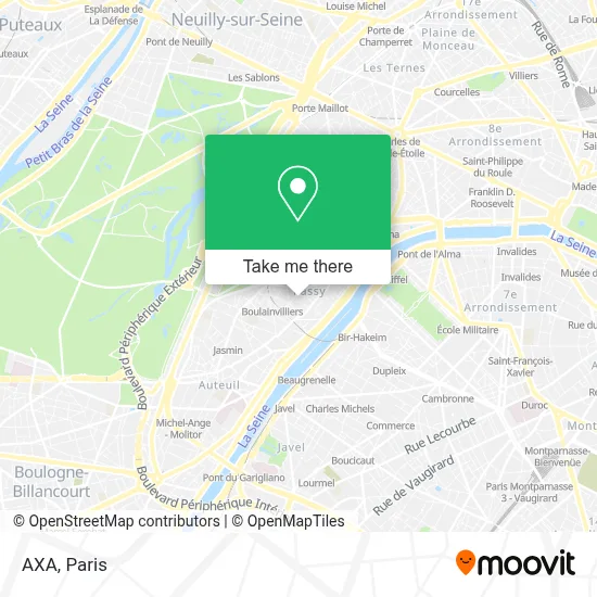 AXA map