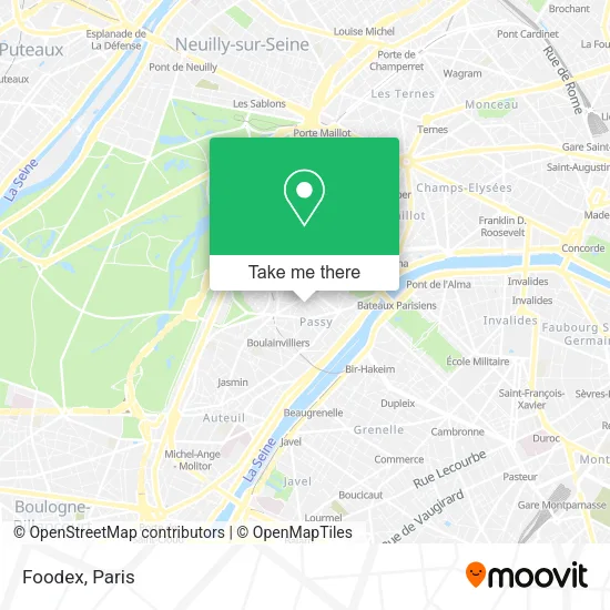 Foodex map