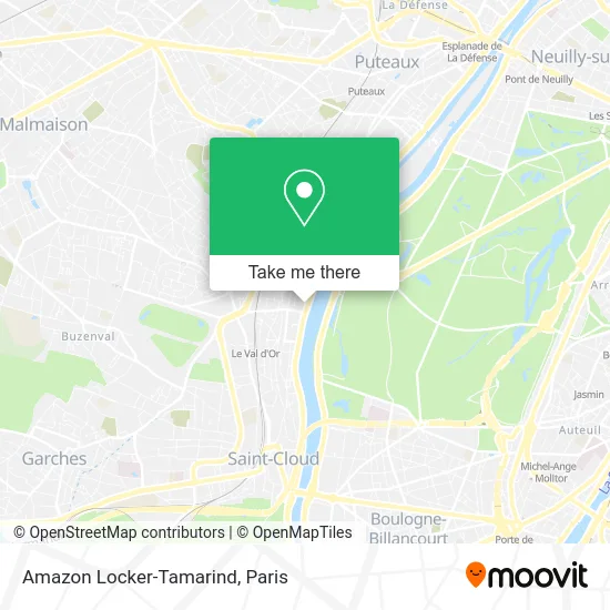 Amazon Locker-Tamarind map