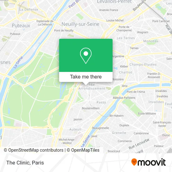 The Clinic map