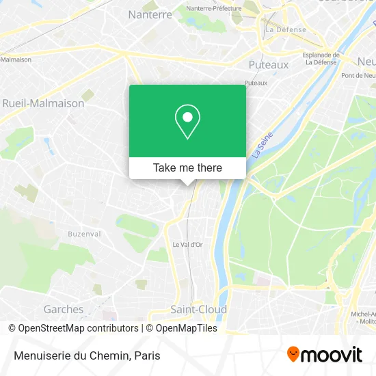 Menuiserie du Chemin map