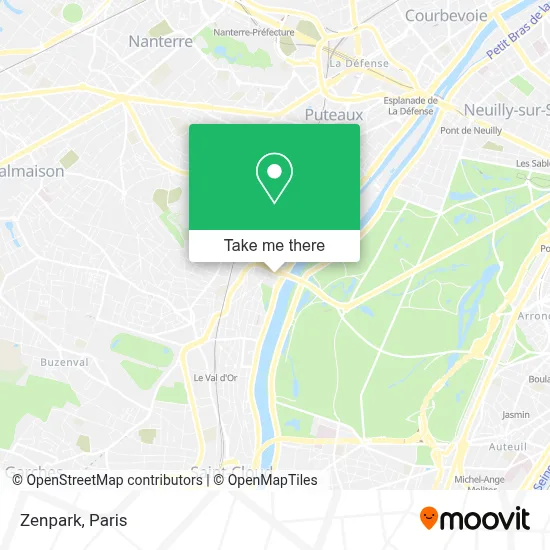 Zenpark map