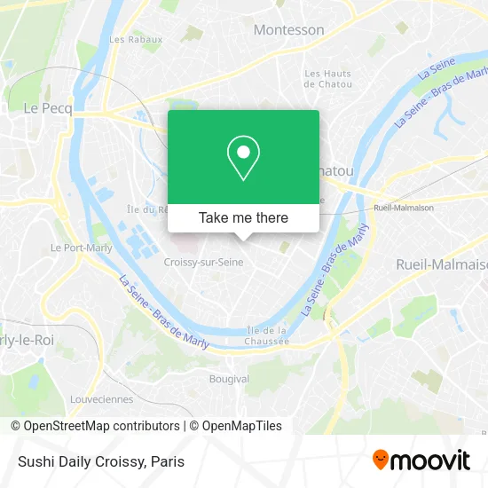 Sushi Daily Croissy map