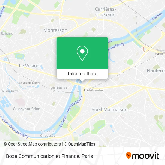 Boxe Communication et Finance map
